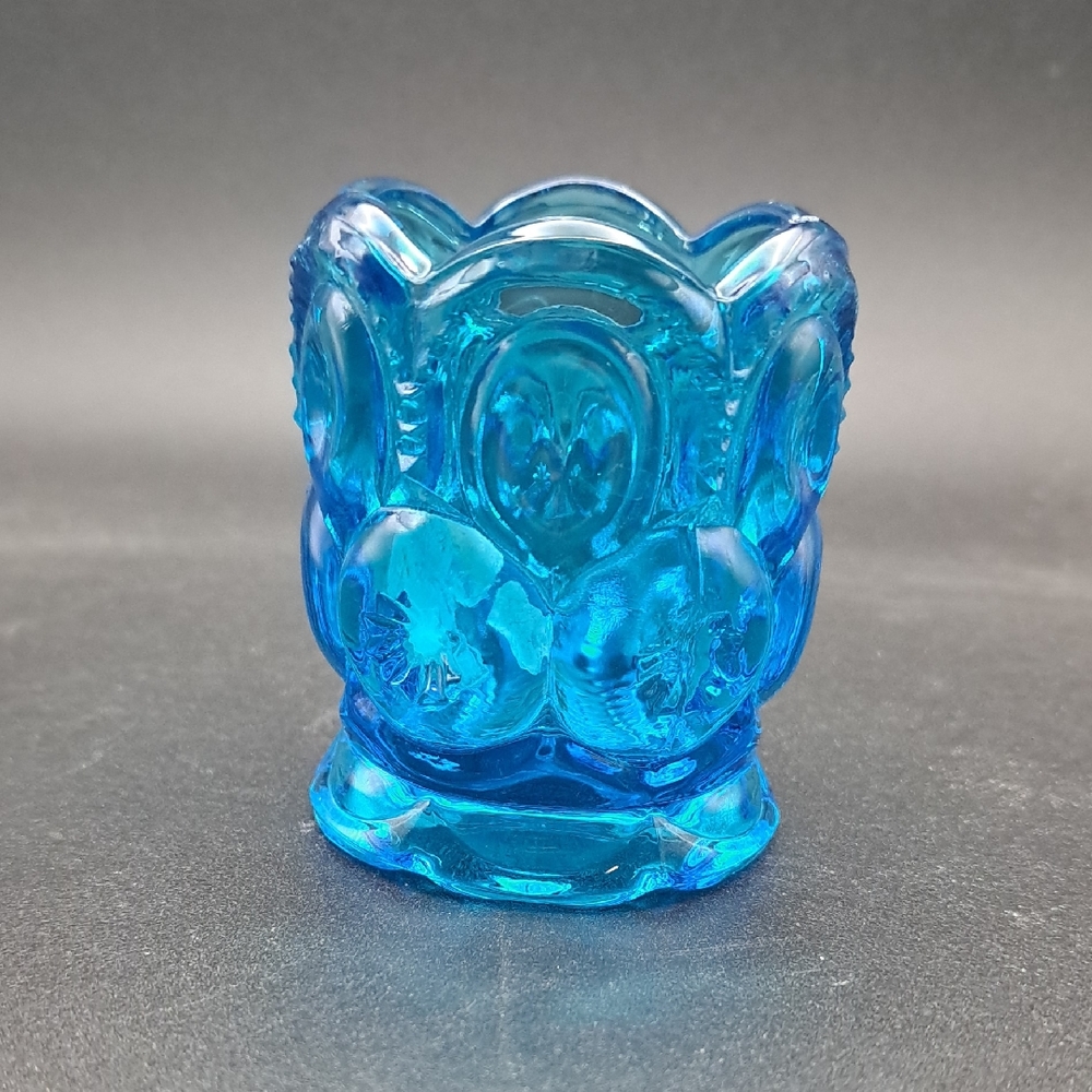 Vintage L.E. Smith Moon And Stars Toothpick Holder